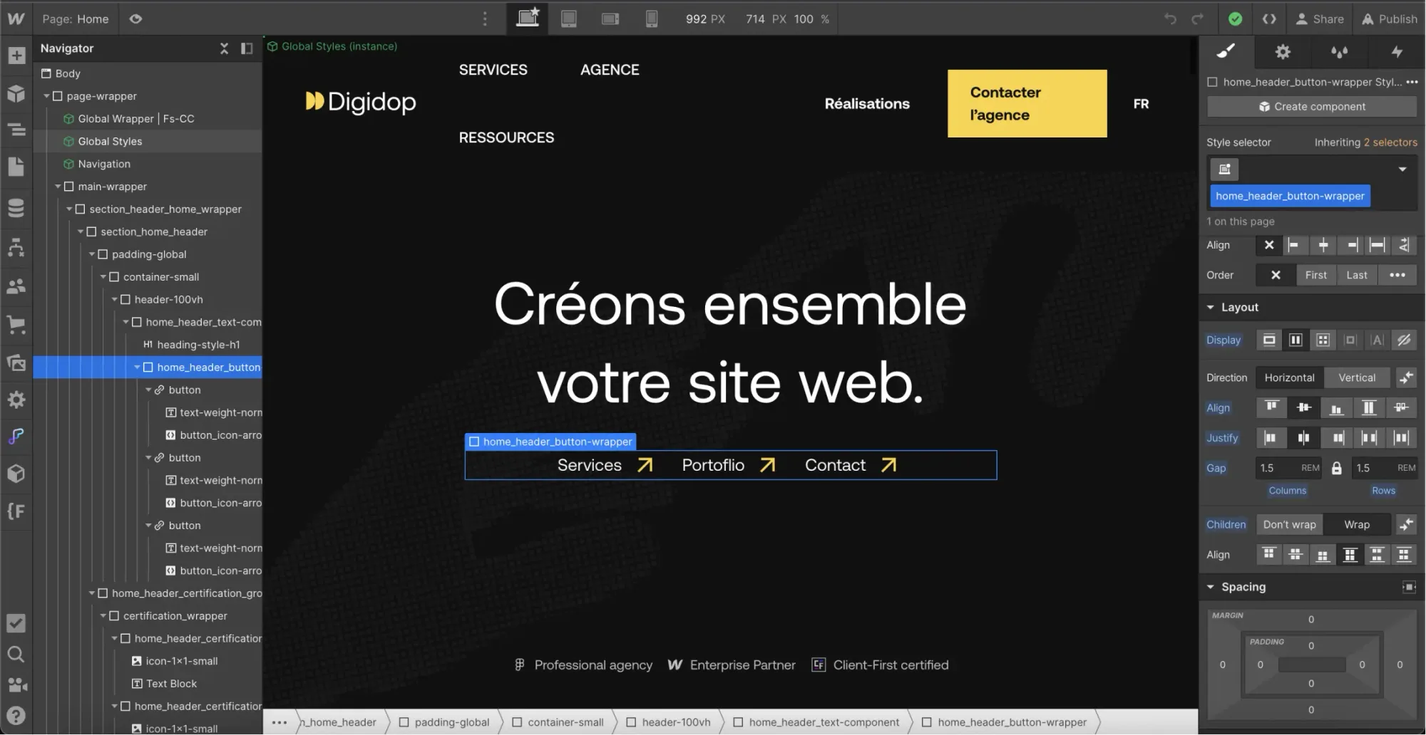 Webflow: No-Code- oder Low-Code-Tool (Website-Erstellung)