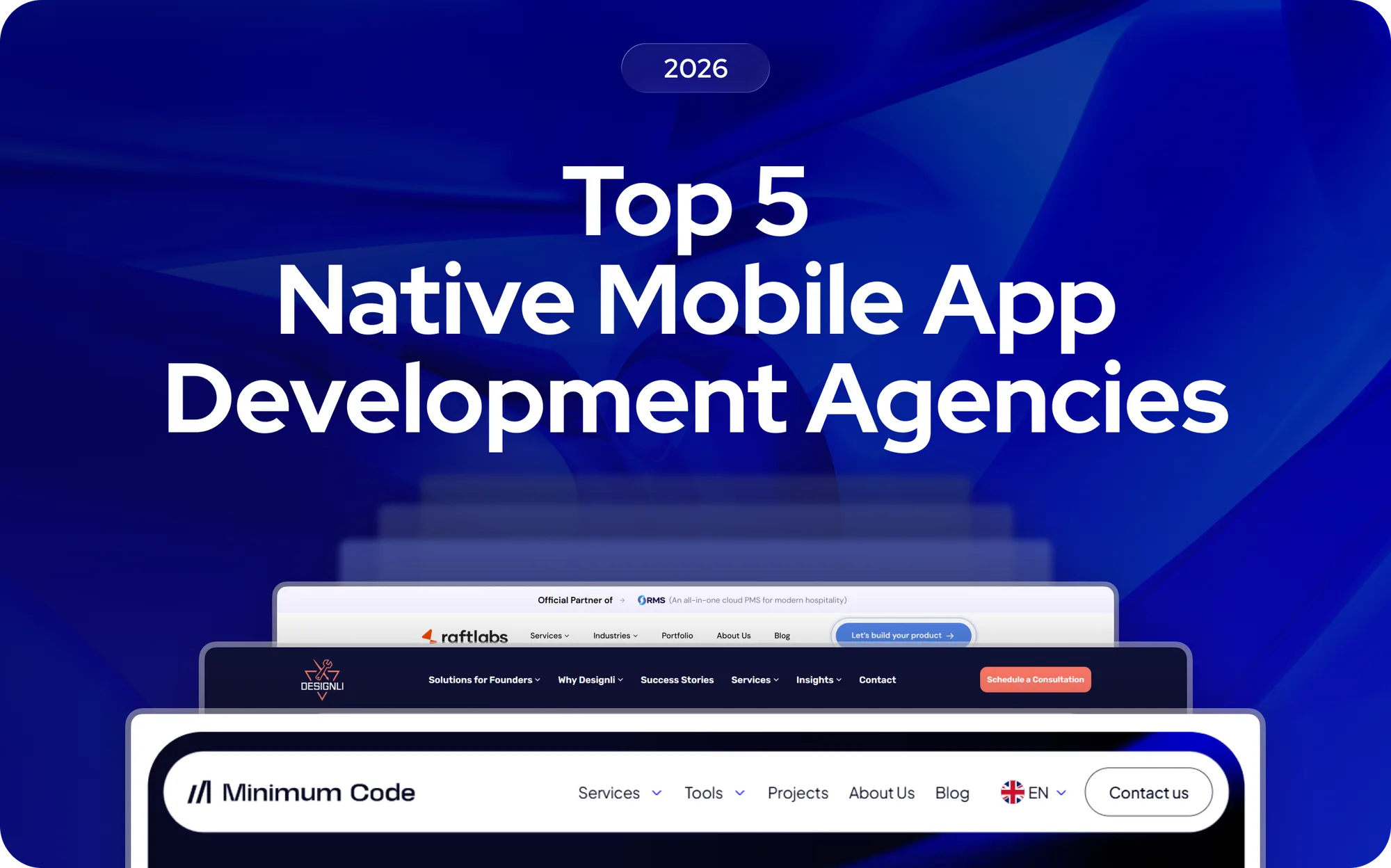 Top 5 Native Mobile App Entwicklungsagenturen 2026