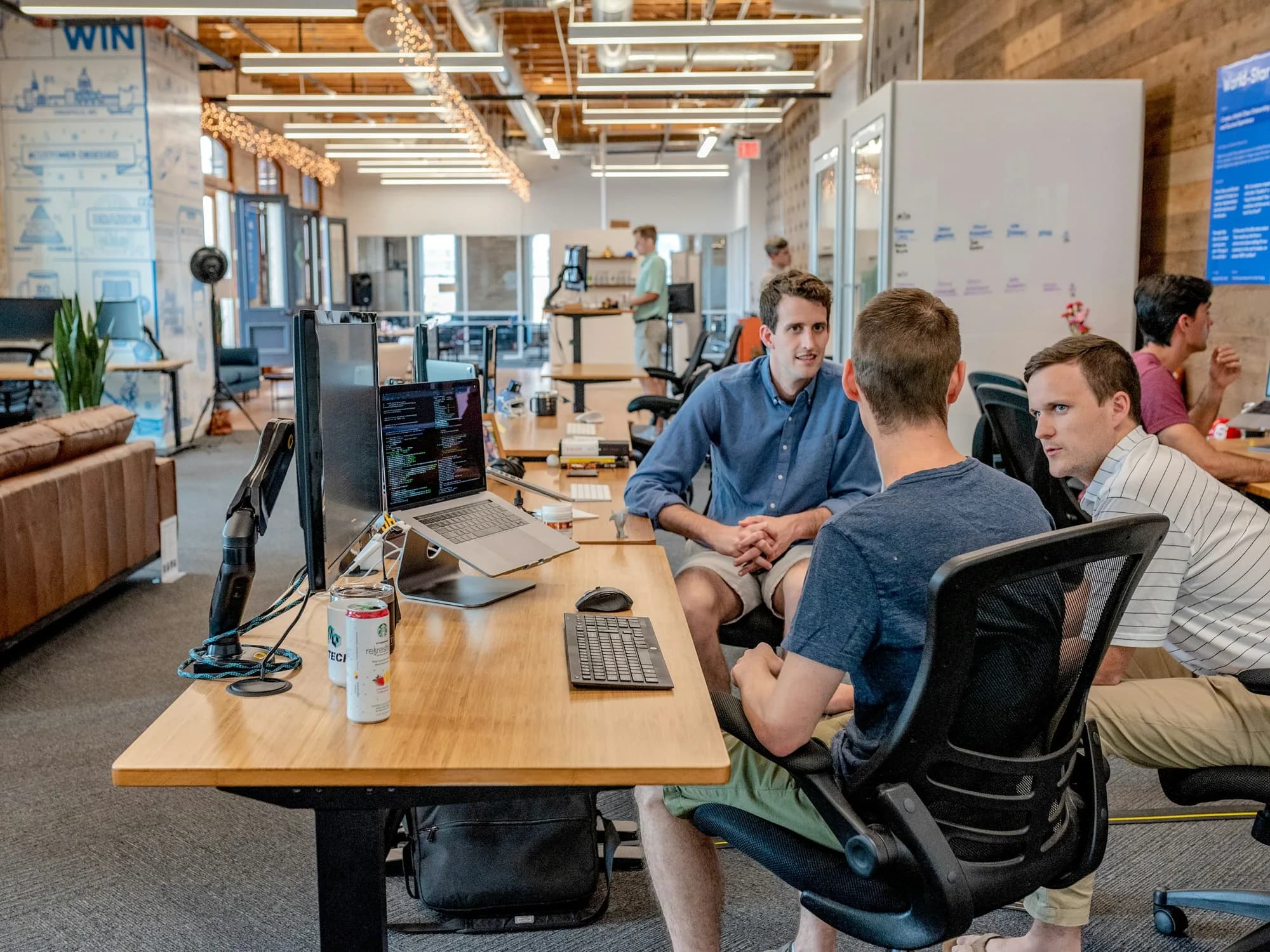 employees in an office - MVP Marketing
