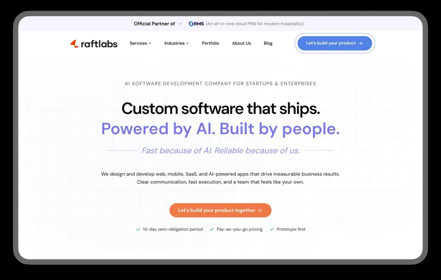 RaftLabs - mobiele app-bureau voor specifieke sectoren