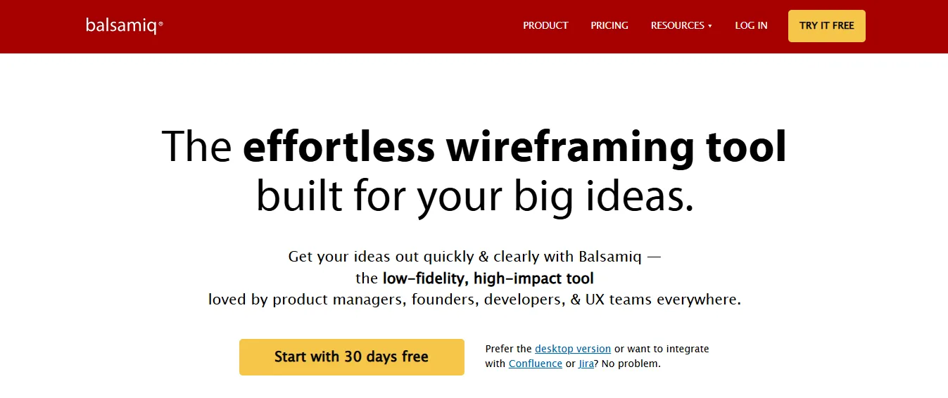 balsamiq - MVP Tools