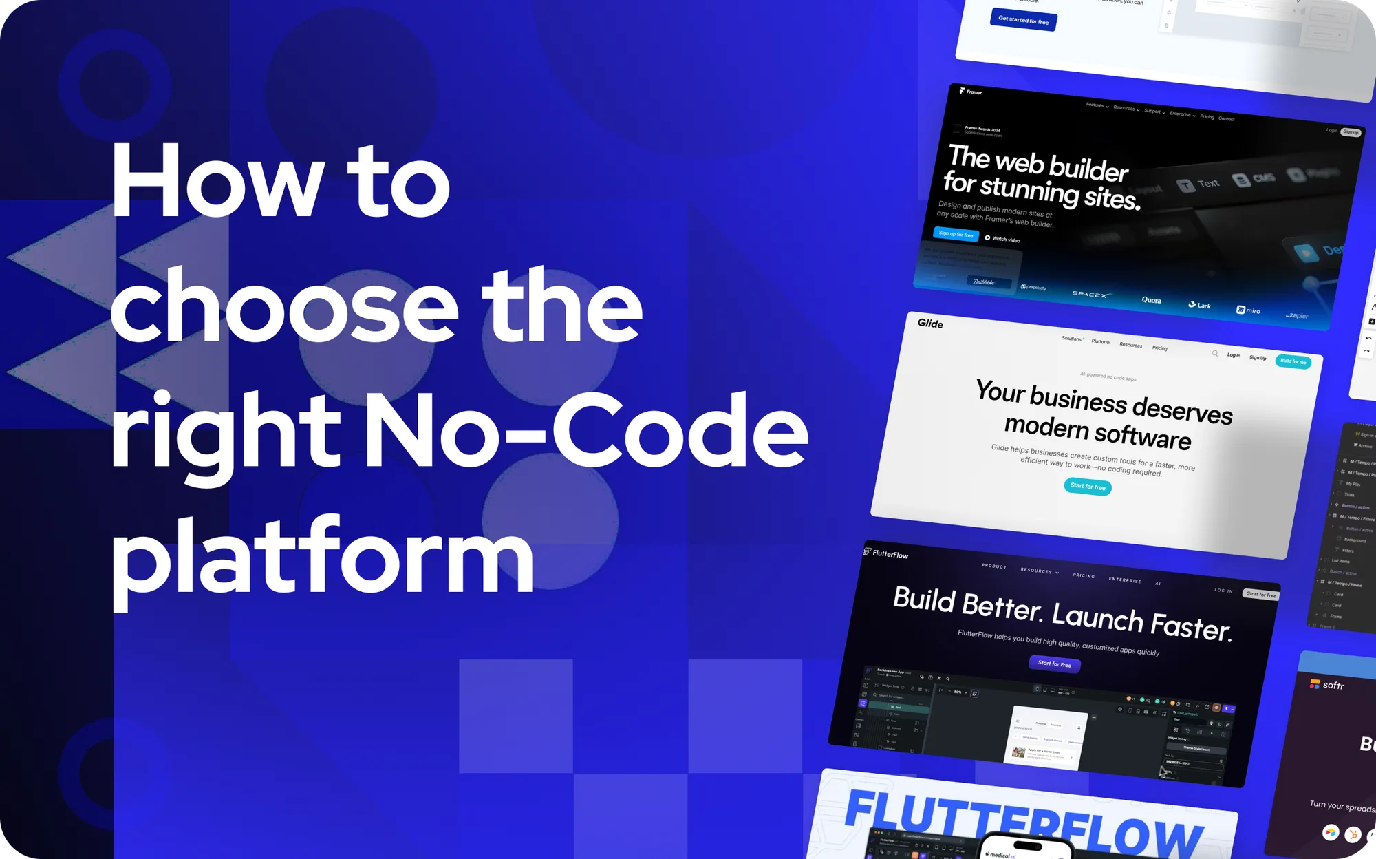 How to choose the right No-Code platform for your Business