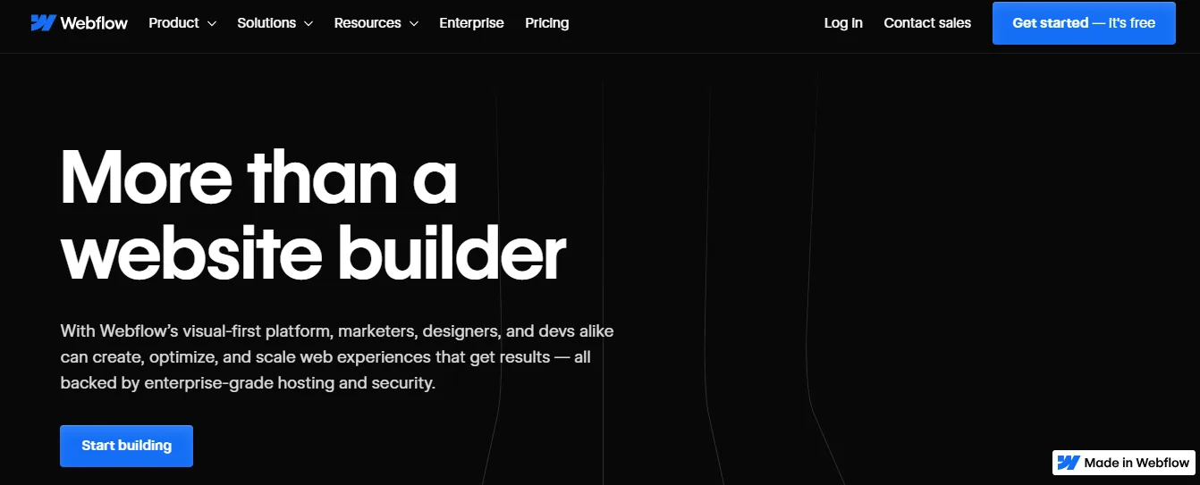 webflow - MVP Tools