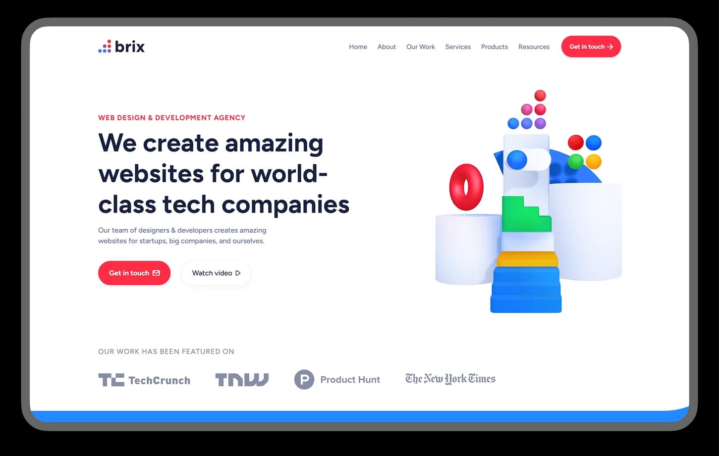 BRIX Agency — Webflow design en animaties voor marketing sites