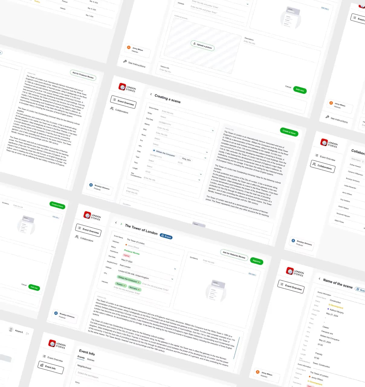 Dashboards en gegevenstabellen voor interne tools