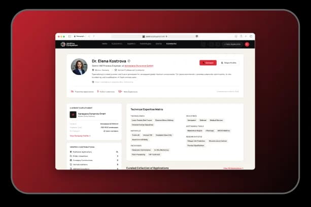 Additive Companion — expert profile page