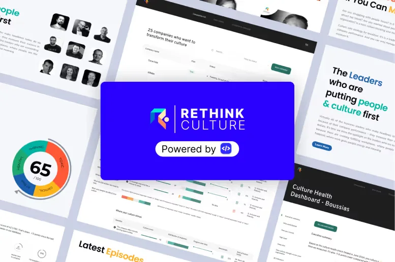 RethinkCulture (Software für Unternehmenskultur) — Anwendungsübersicht