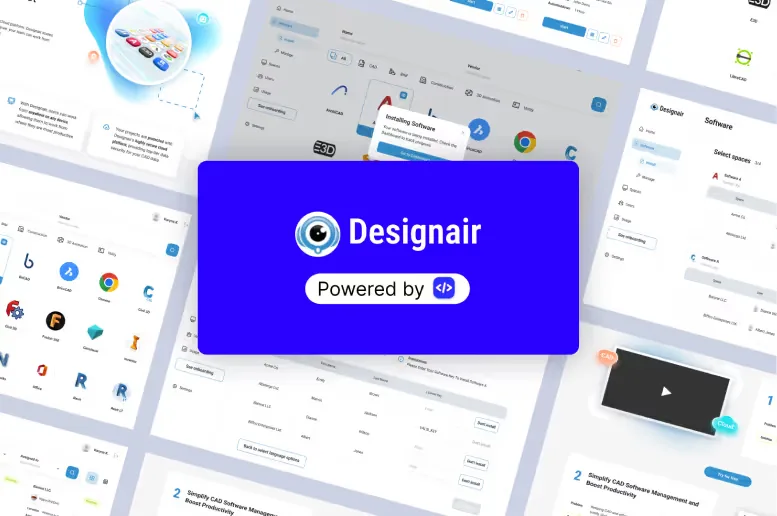 Designair — Cloud-CAD-software — overzicht van de applicatie