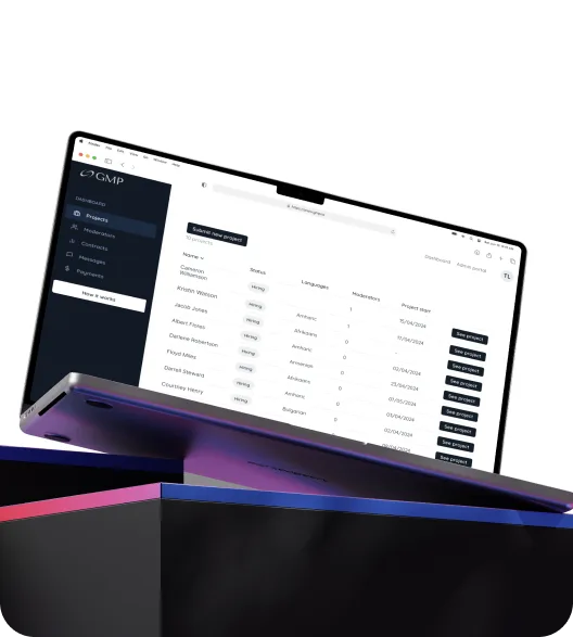 GMP (Focus Group Moderator SaaS) — application overview