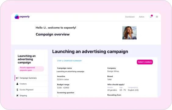 Expeerly (UGC-Videoplattform) — Projektbild 2