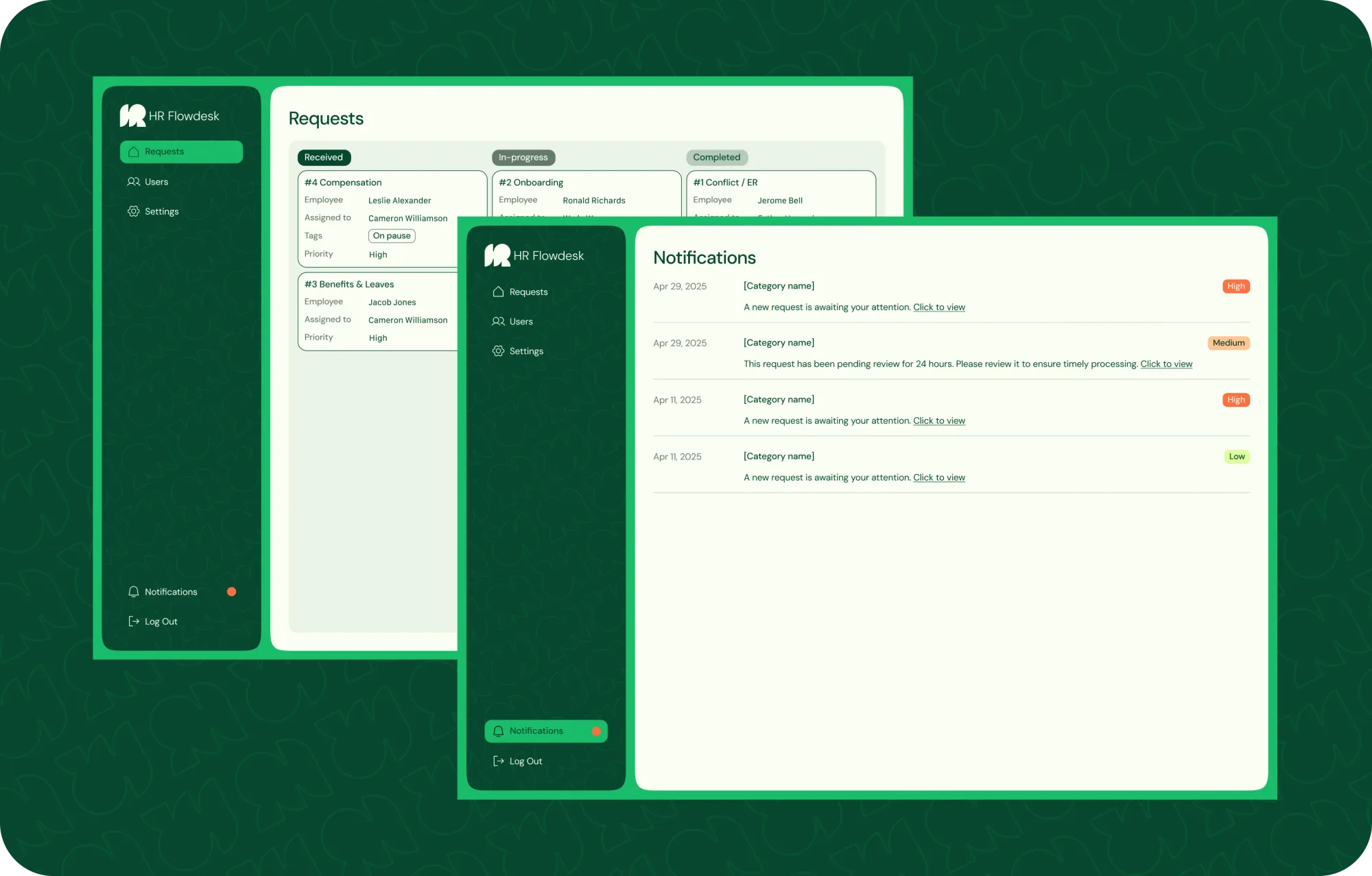 HR Flowdesk — projectafbeelding 1