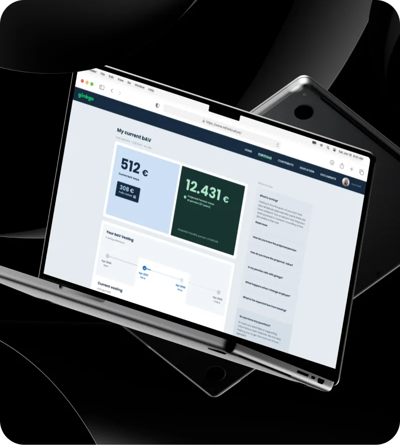 Ginkgo (Pension Management Software) — project cover