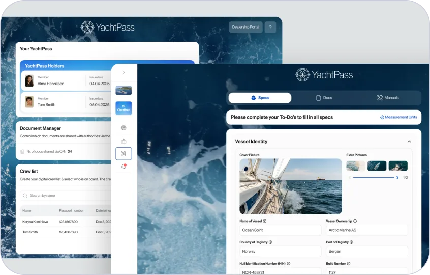 Yachtpass - Yachtverwaltungssoftware — Projektbild 3