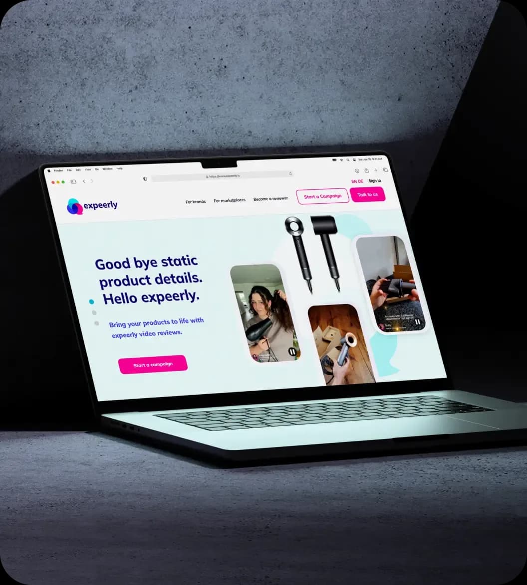 Expeerly (UGC Video Platform) — project cover
