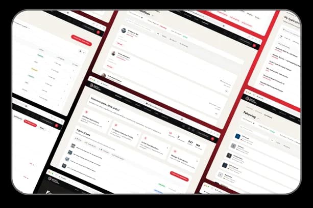 Additive Companion — dashboard, applications and community screens