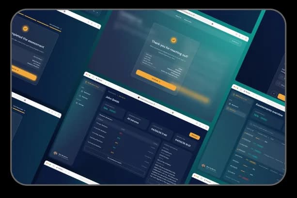 Accelya — assessment, report and admin screens