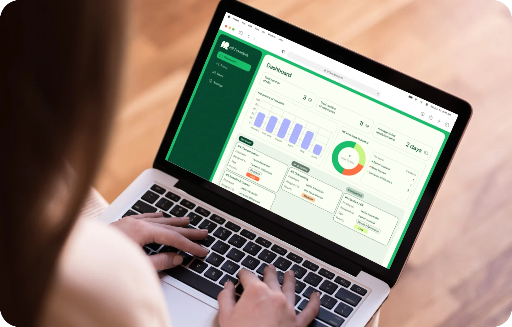 HR Flowdesk — case study cover