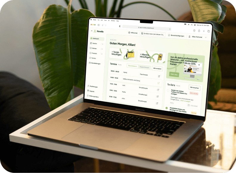 Novella (Therapy Scheduling Software) — project cover