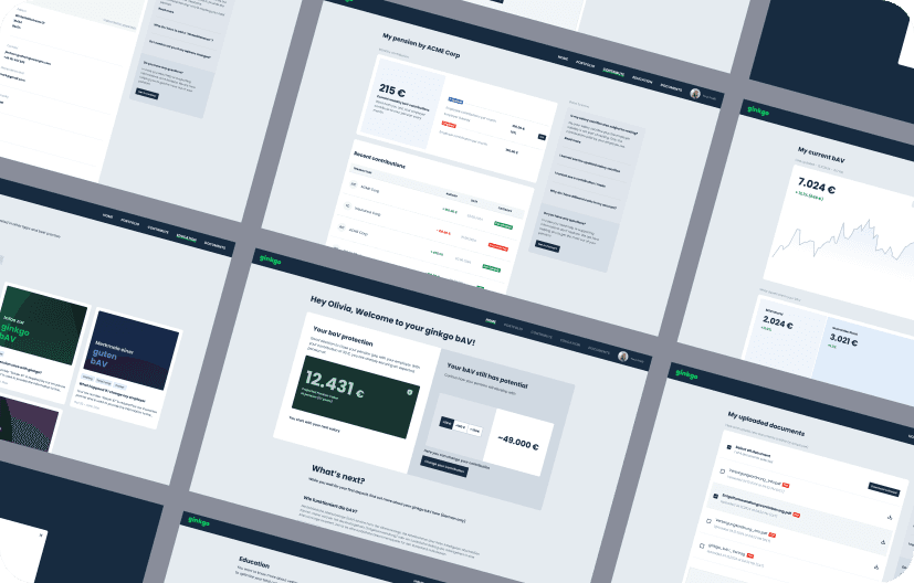 Ginkgo (Pension Management Software) — project image 1