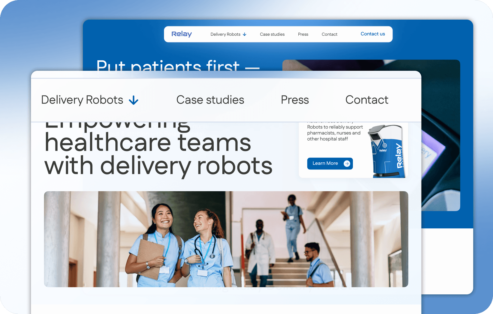 Relay Robotics — applicatieoverzicht