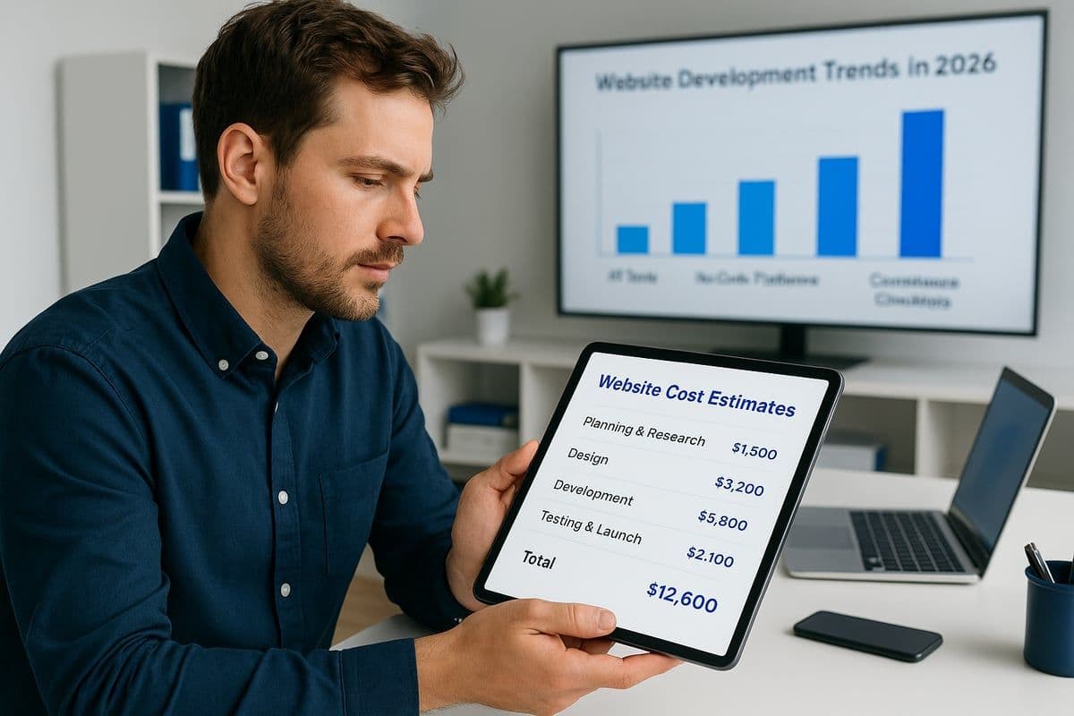 Nieuwe trends die websitekosten in 2026 beïnvloeden