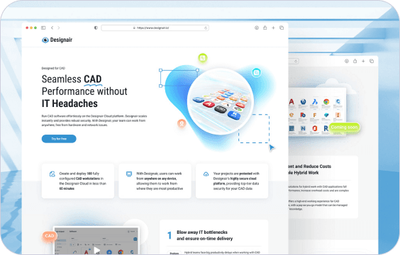 Designair — Cloud-CAD-Software — Projektbild 1
