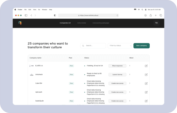 RethinkCulture (Company Culture Software) — project image 2