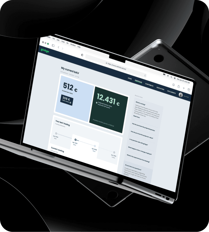 Ginkgo (Pension Management Software) — project cover
