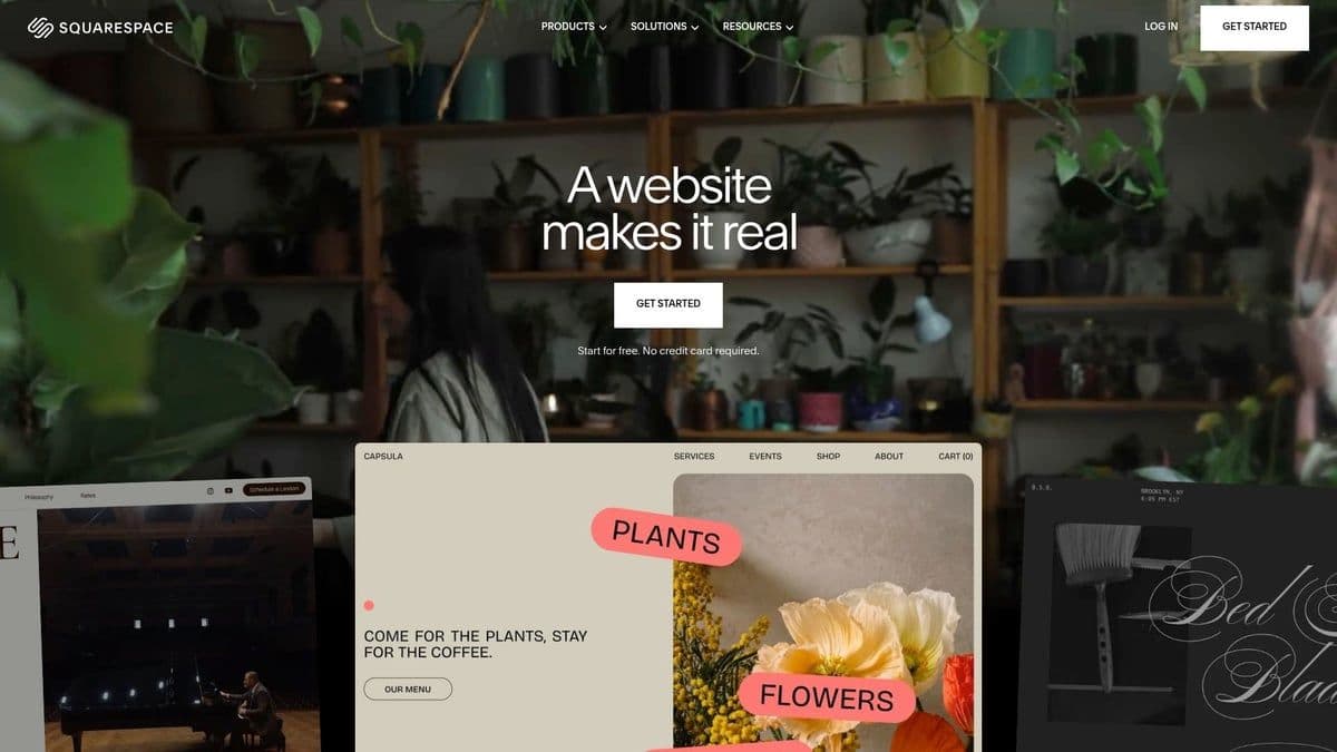Entdecke 10 der 50 besten Website-Design-Beispiele 2026 - Squarespace