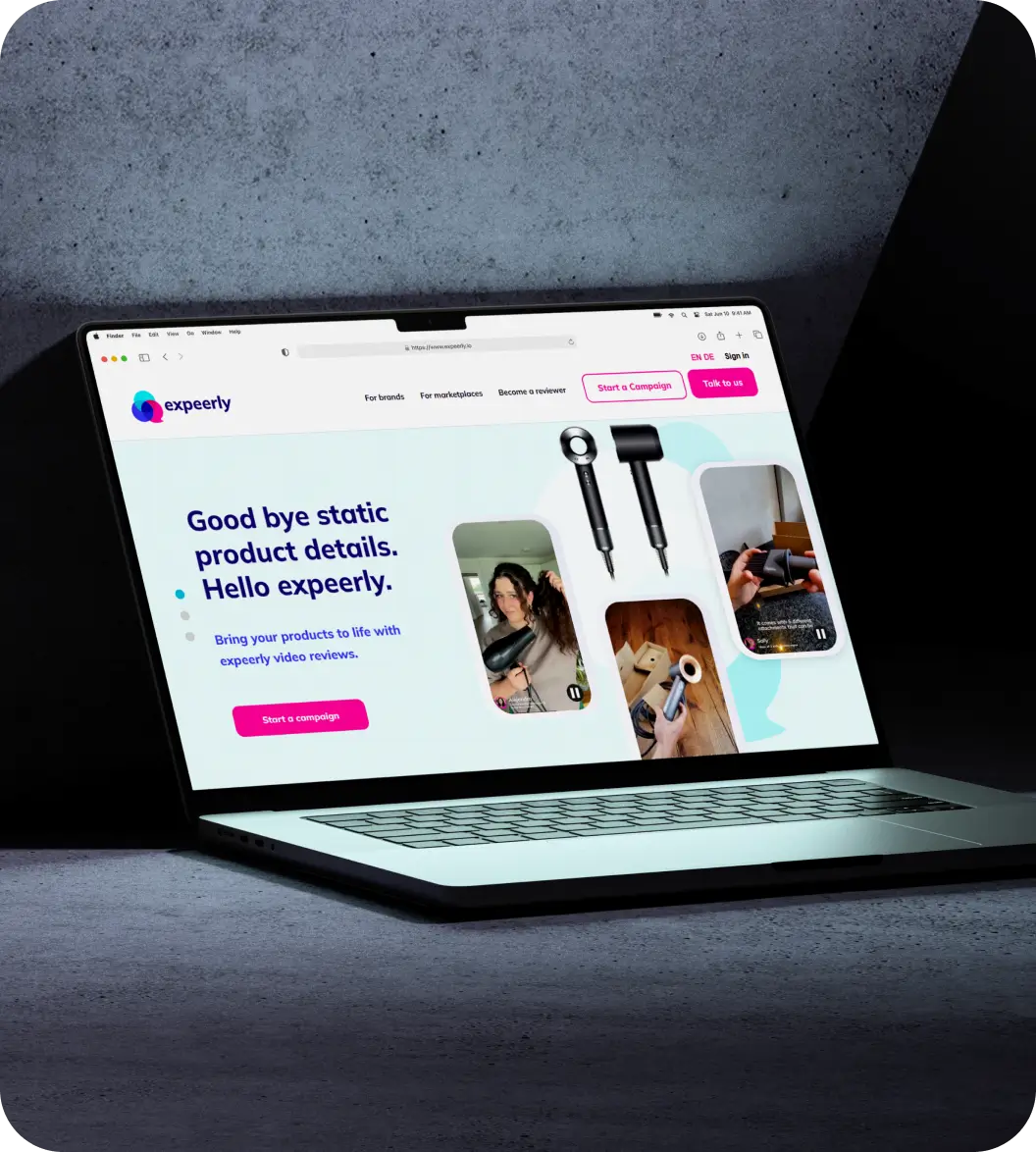 Expeerly (UGC Video Platform) — project cover