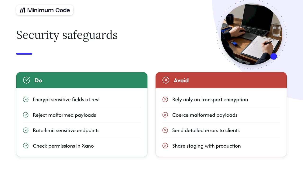 Security beyond storing keys safely — overview diagram