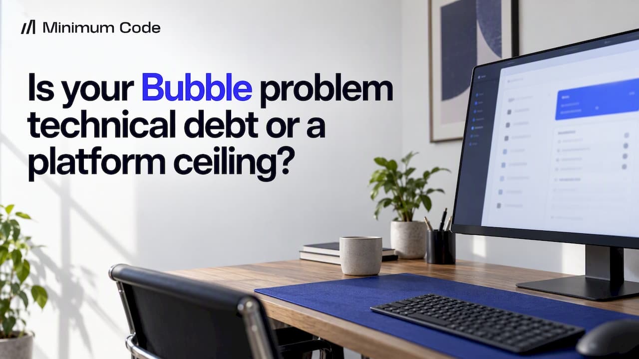 Is your Bubble problem technical debt or a platform ceiling?